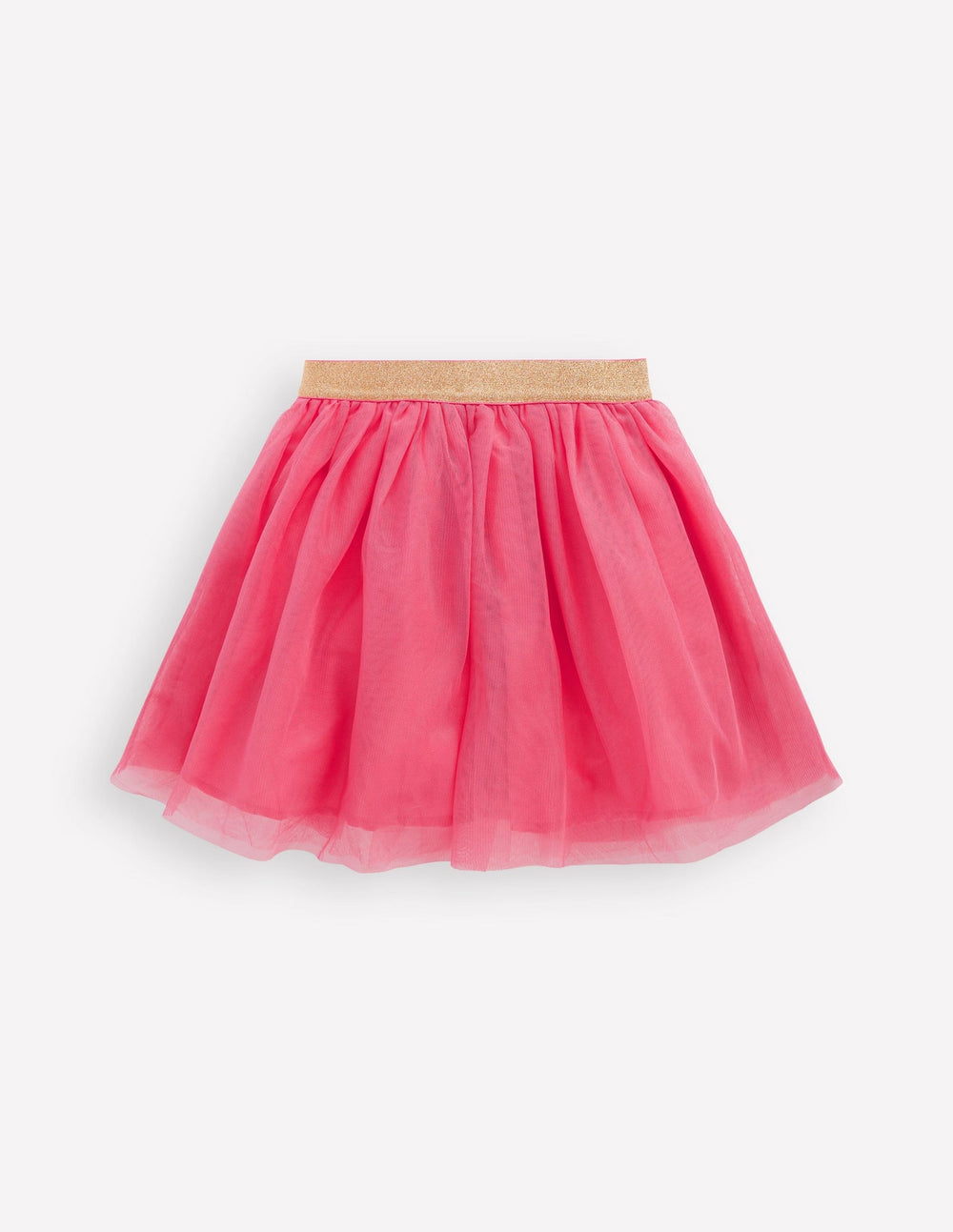 Appliqué Tulle Skirt - Pink Flowers