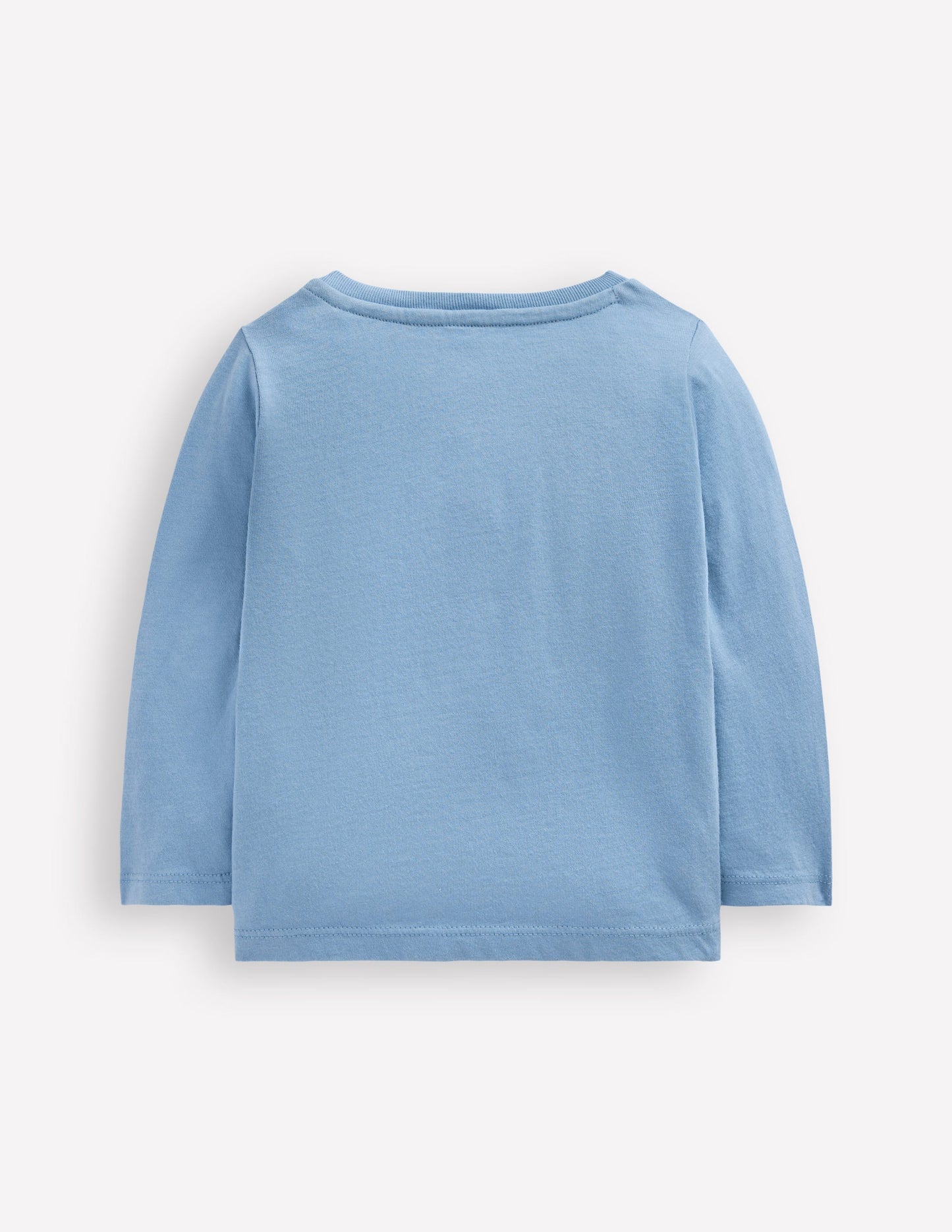 Long Sleeve Applique T-shirt - Blue Rockets