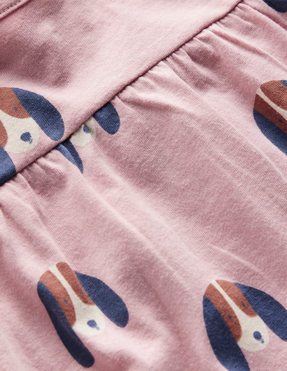 Printed Jersey Dress - Rose Pink Dogs