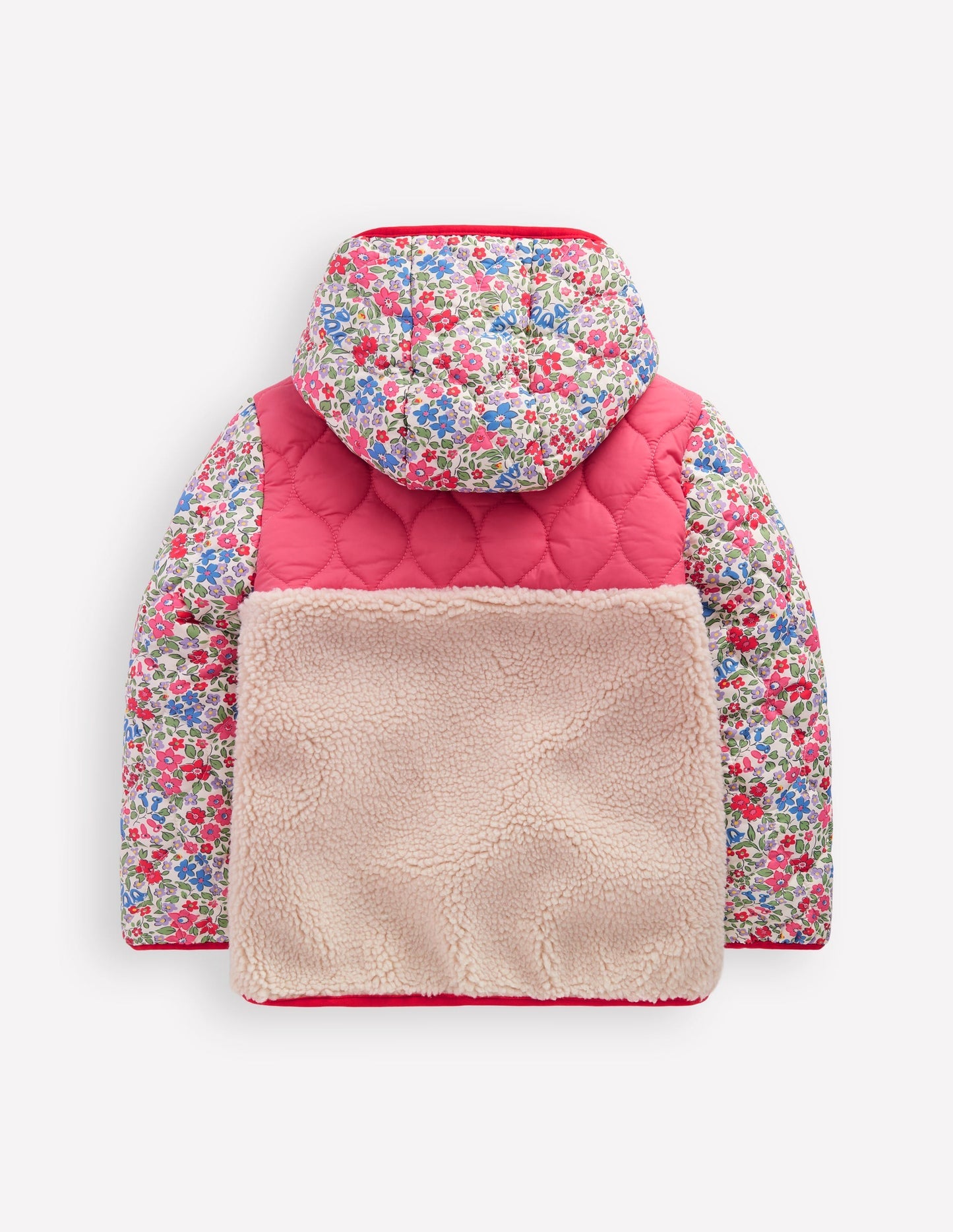 Janie Borg Mix Jacket - Rose Pink Flowerbed