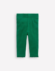 Ribbed Leggings - Jewel Green