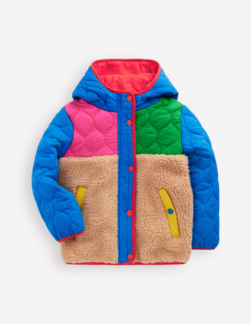 Janie Borg Mix Jacket - Multi Colourblock
