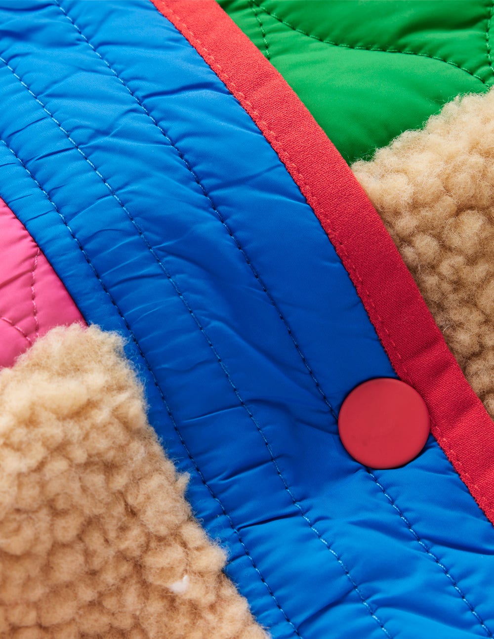 Janie Borg Mix Jacket - Multi Colourblock