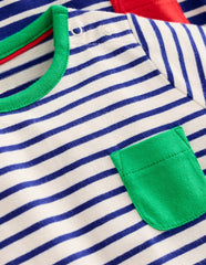 Twin Pack T-shirt - Blue/White Stripe