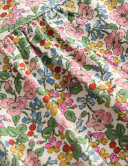 Printed Long Sleeve Nightie - Coconut Milk Berry Floral