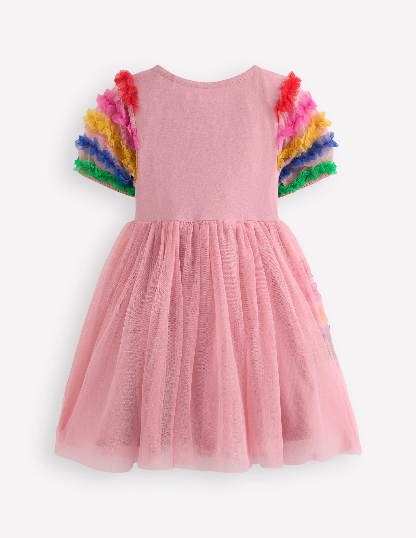 New Tulle Logo Jersey Dress - Zephyr Rainbow