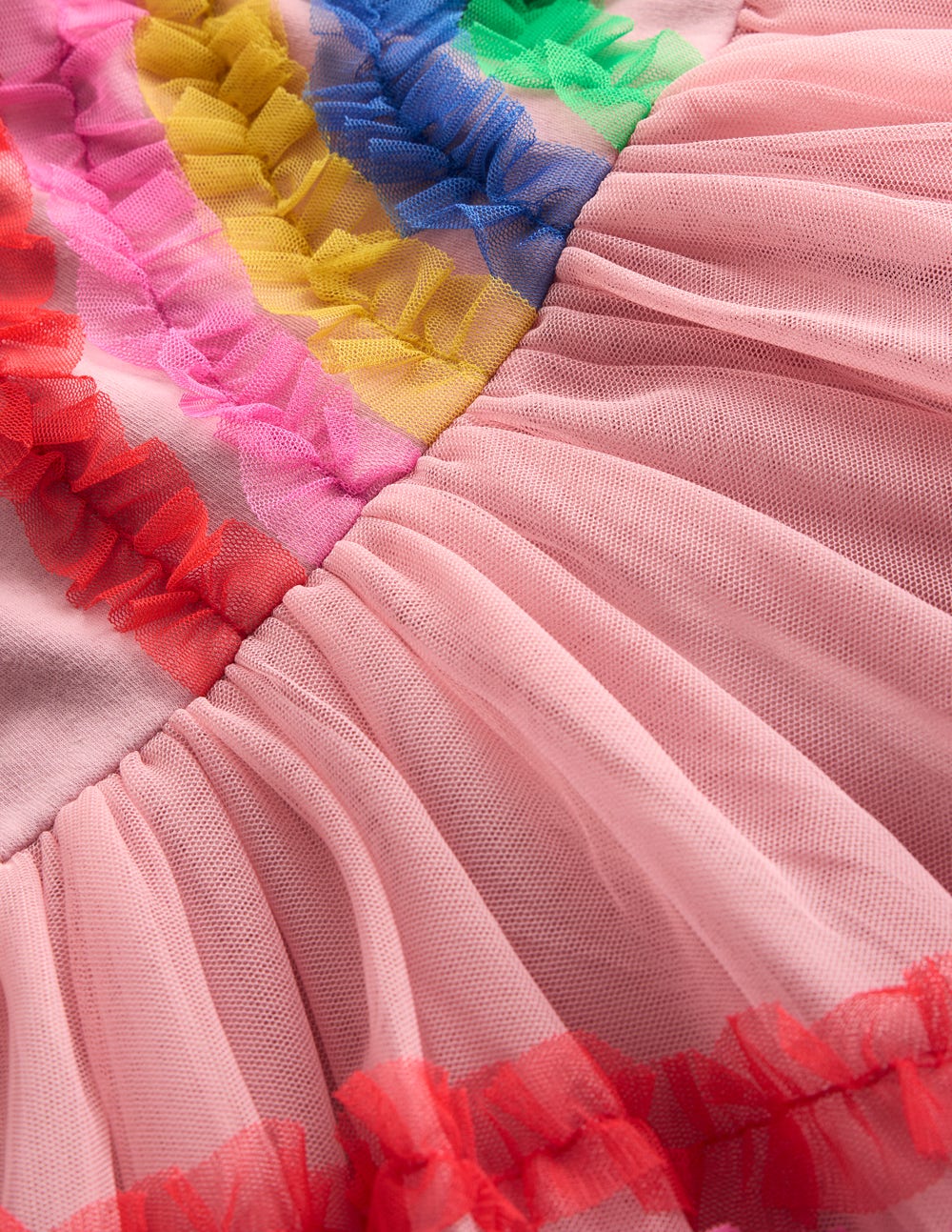 New Tulle Logo Jersey Dress - Zephyr Rainbow