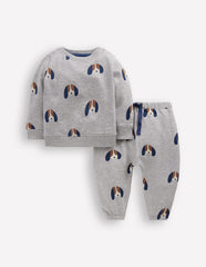 Sweatshirt Play Set - Grey Marl Puppy