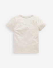 Superstitch T-shirt - Soft Ivory Ladybirds