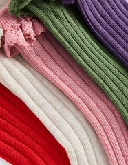5 - Pack Frilly Socks - Autumn Multi