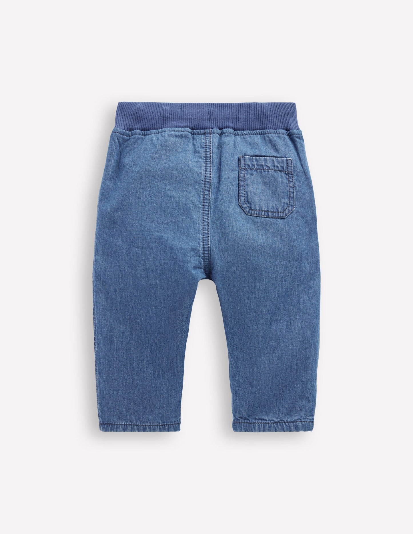 Cosy Lined Pants - Blue Chambray