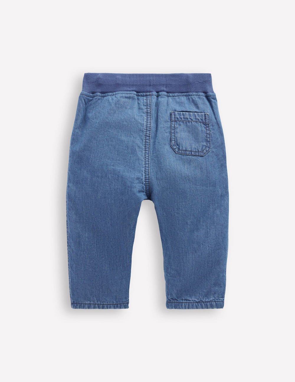 Cosy Lined Pants - Blue Chambray
