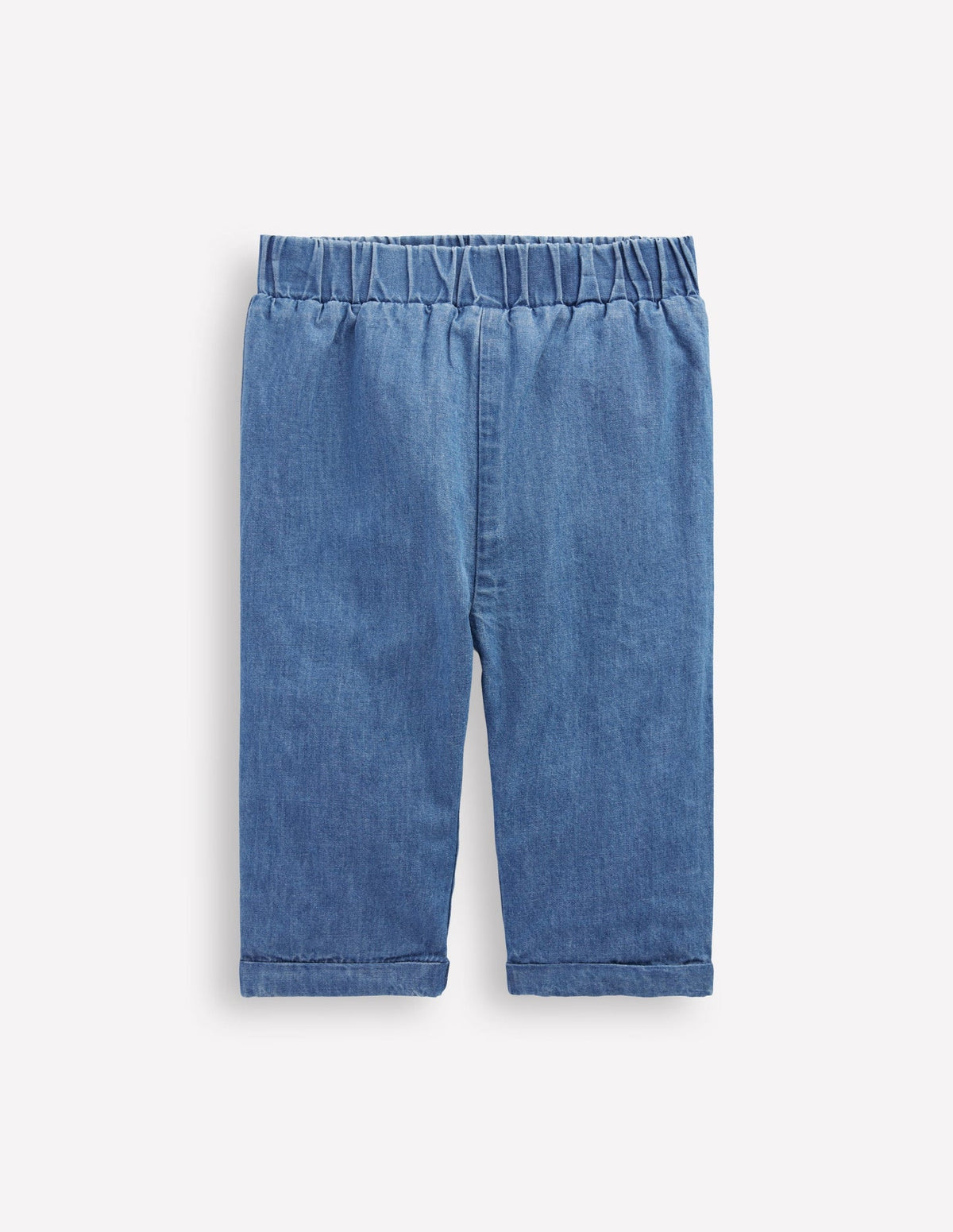 Cosy Lined Pants - Blue Chambray