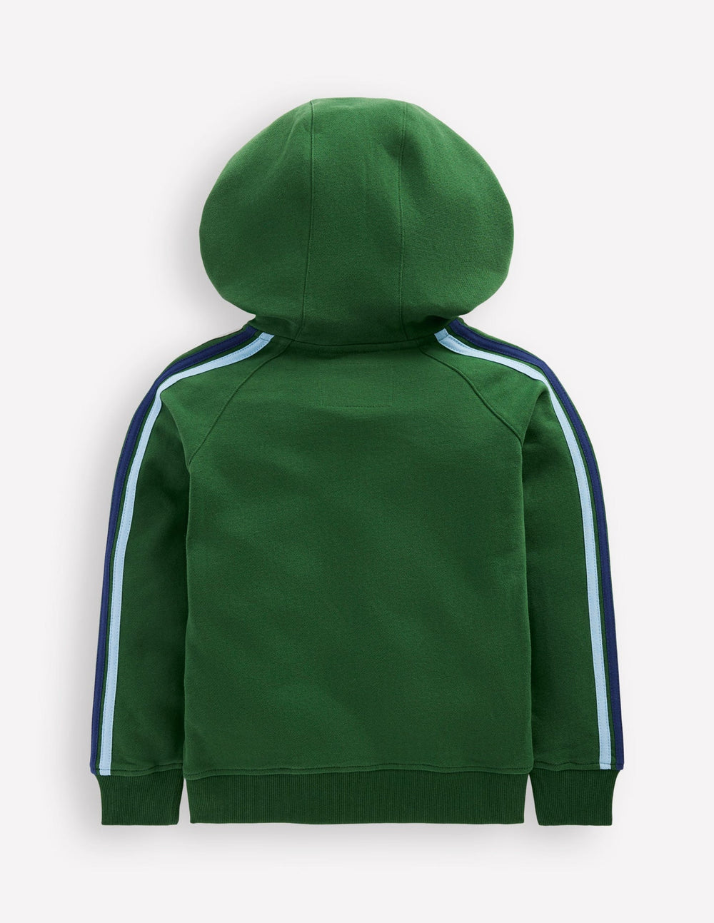 Rainbow Zip - up Hoody - Pine Green