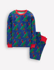Snug Glow - In - The - Dark Pajamas - Dino Space