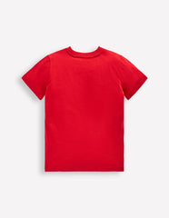 Glow - In - The - Dark T-shirt - Poppy Red Satellite