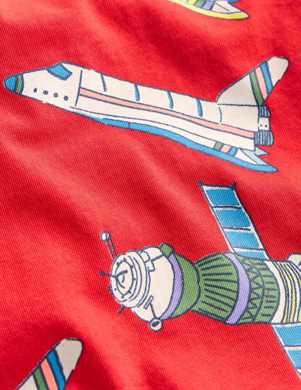 Glow - In - The - Dark T-shirt - Poppy Red Satellite