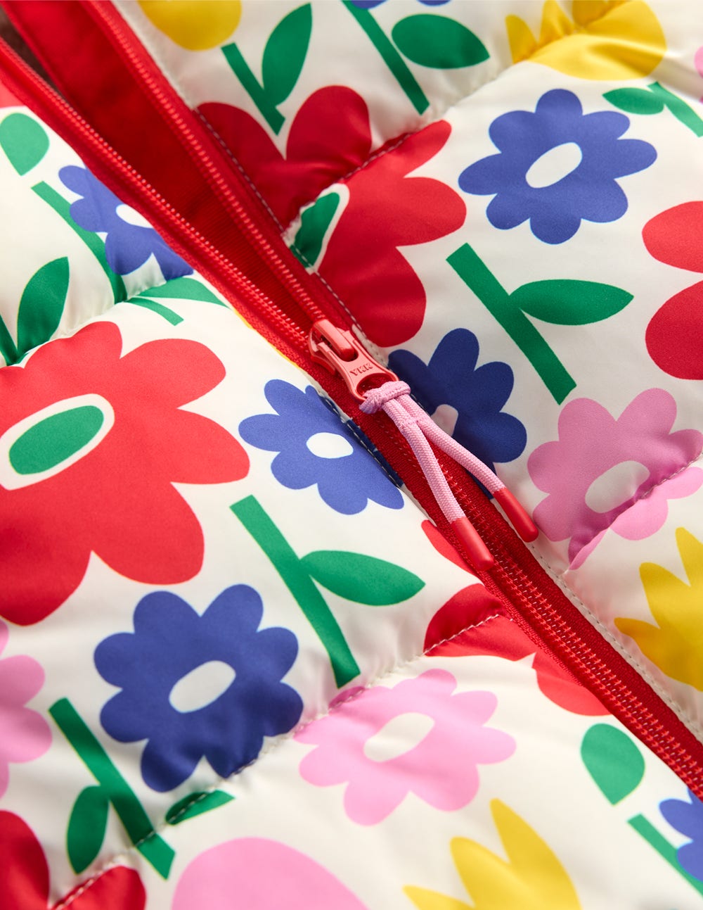 2 - in - 1 Padded Coat - Multi Pop Flower