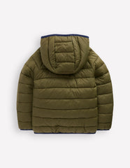 Pack - Away Padded Jacket - Woodland Green