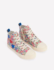 Canvas High Tops - Floral Hearts