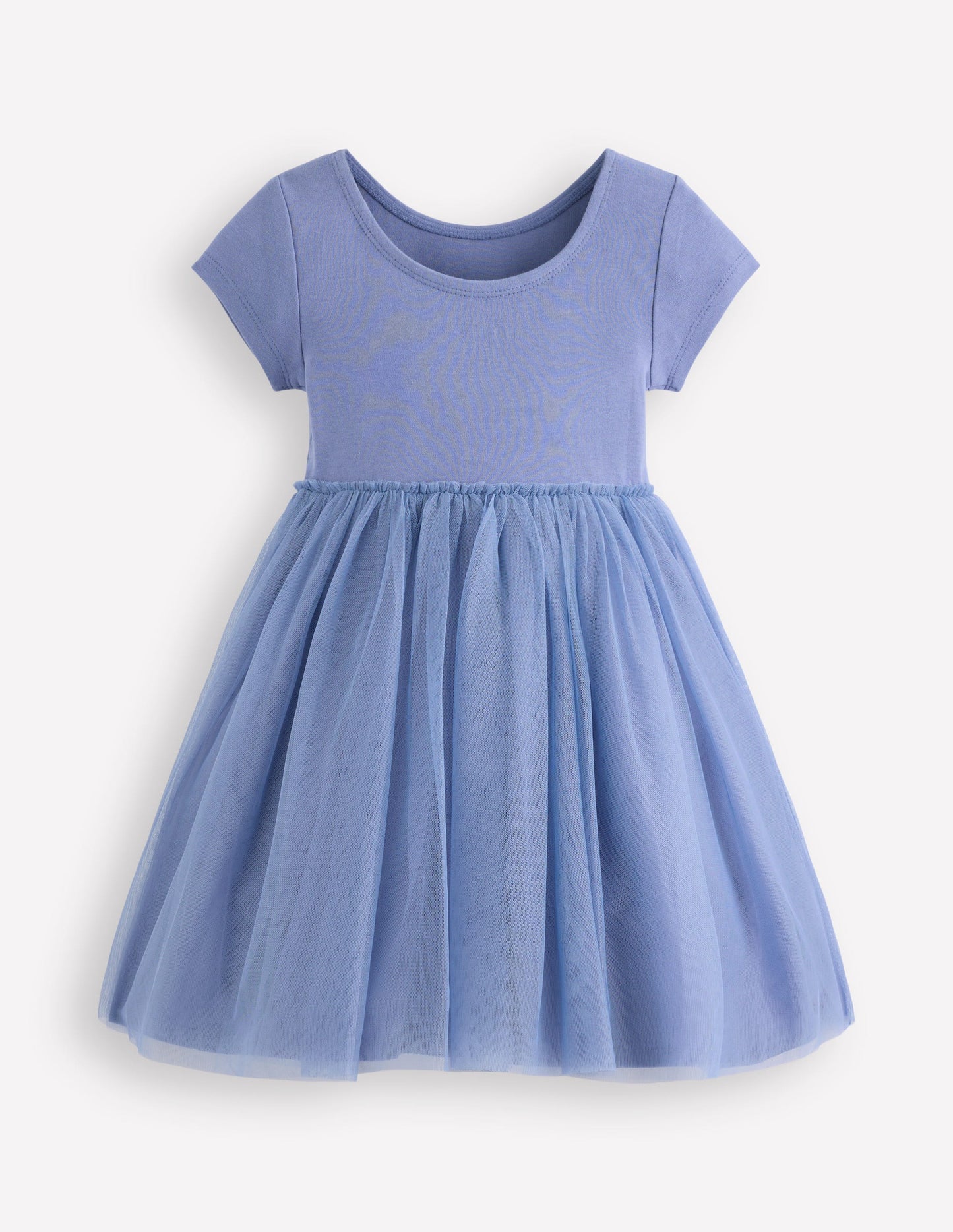Ami Applique Tulle Dress - Pale Blue Chicks