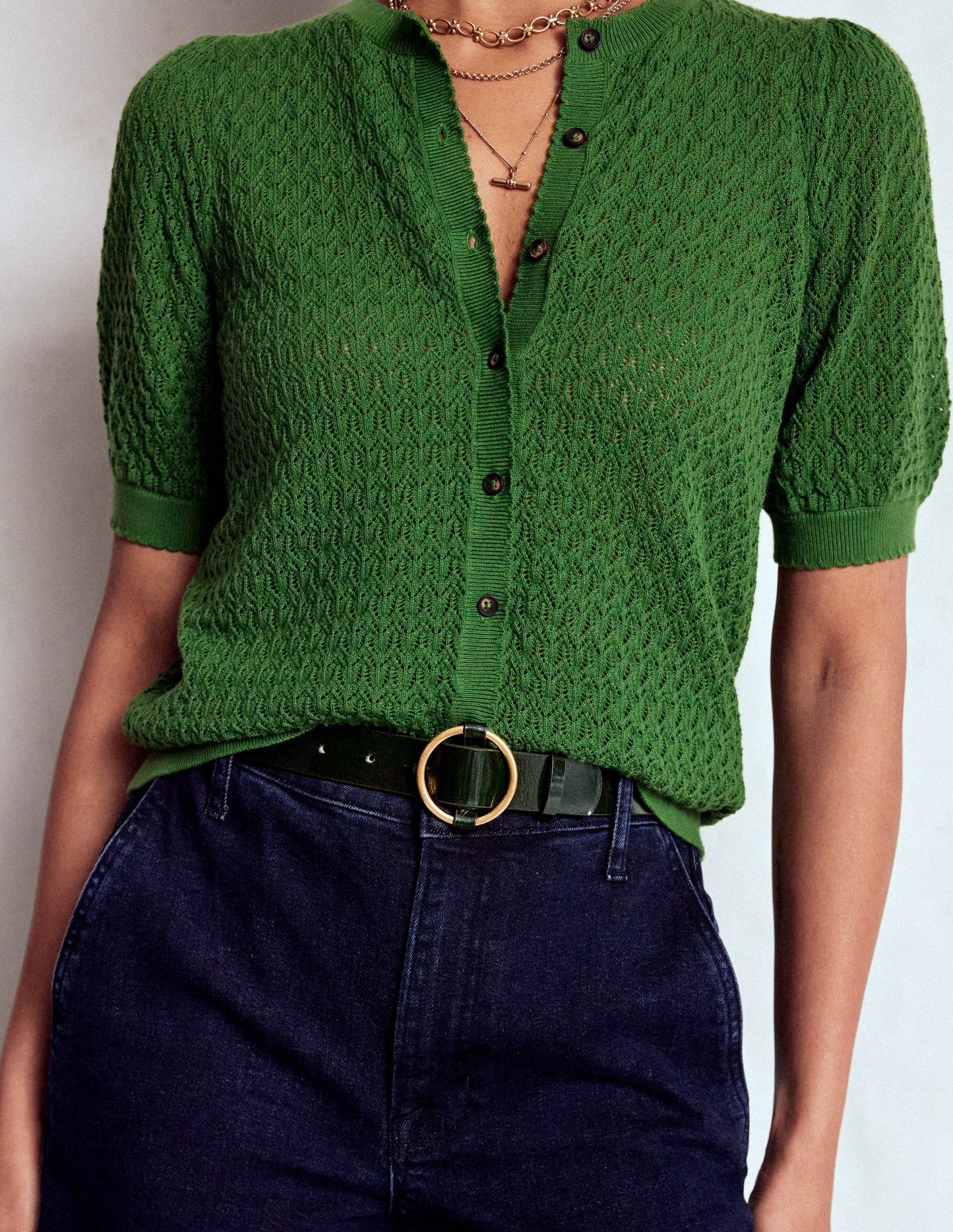 Heritage Classic Belt - Patent Dark Green