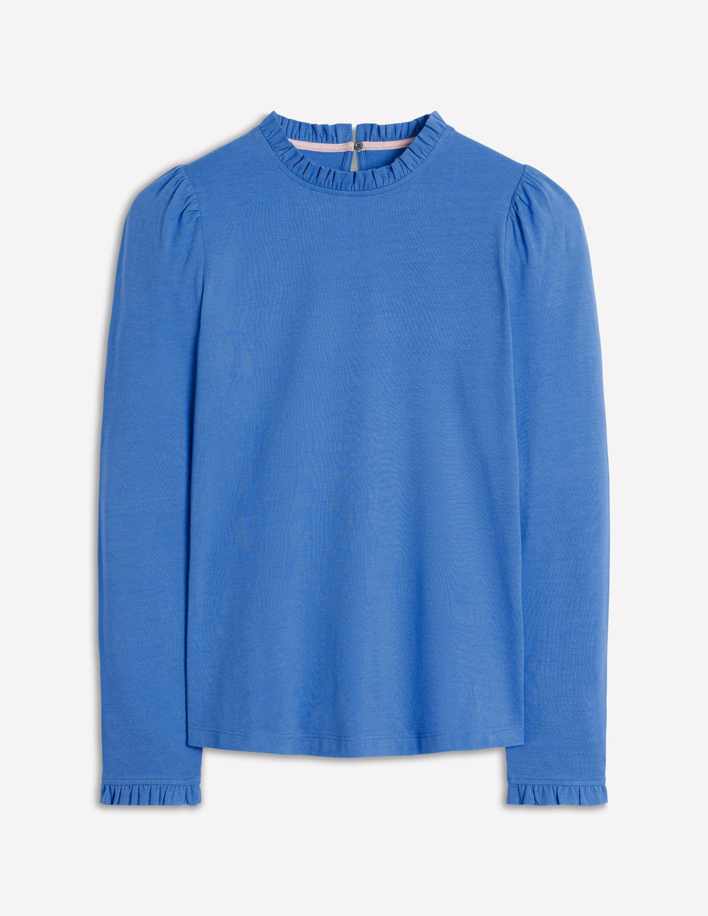 Supersoft Frill Detail Top - Meadow Spring