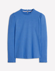 Supersoft Frill Detail Top - Meadow Spring