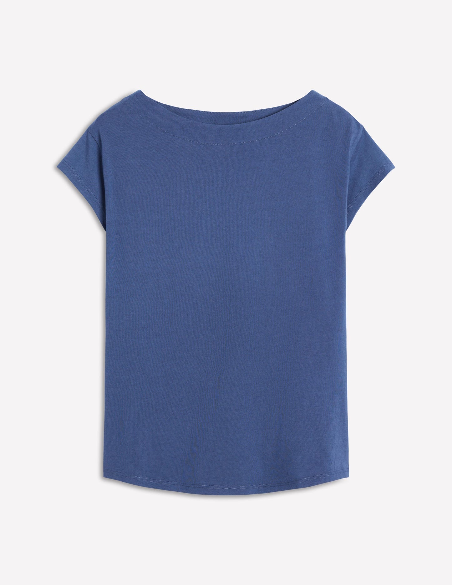 Supersoft Boat Neck T-shirt - Denim Blue