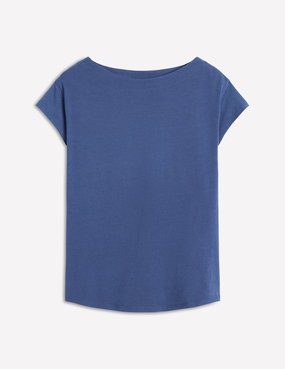 Supersoft Boat Neck T-shirt - Denim Blue