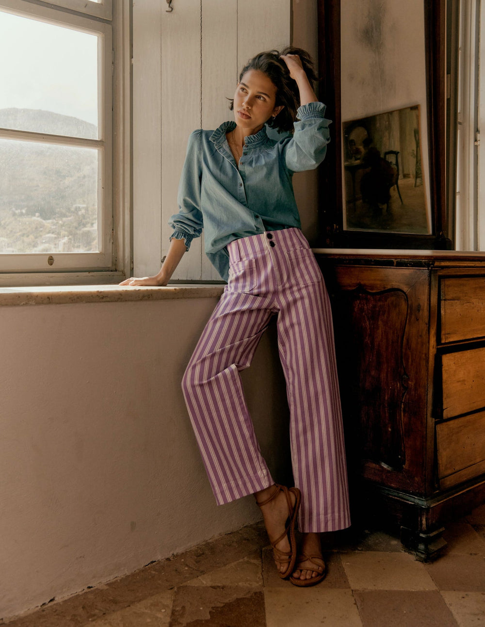 Lorna Denim Top - Light Authentic