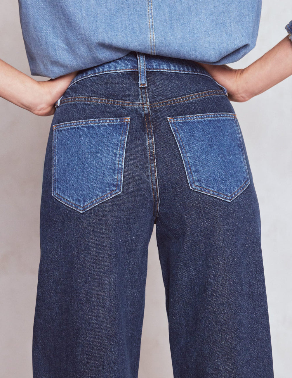 High Rise Wide Leg Jeans - Hotch Potch