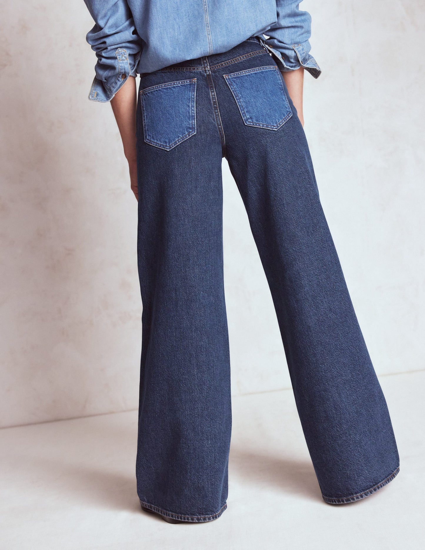 High Rise Wide Leg Jeans - Hotch Potch