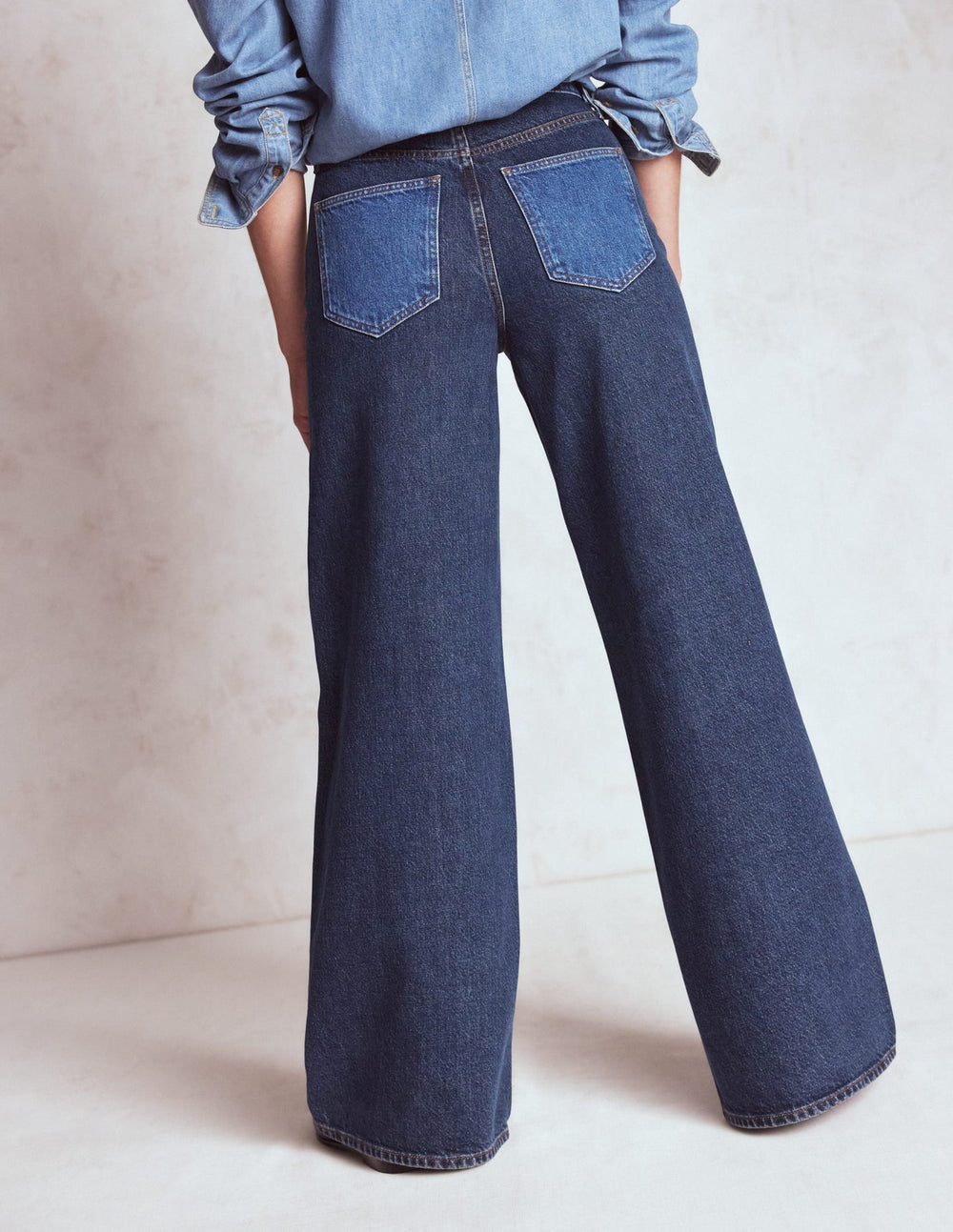 High Rise Wide Leg Jeans - Hotch Potch