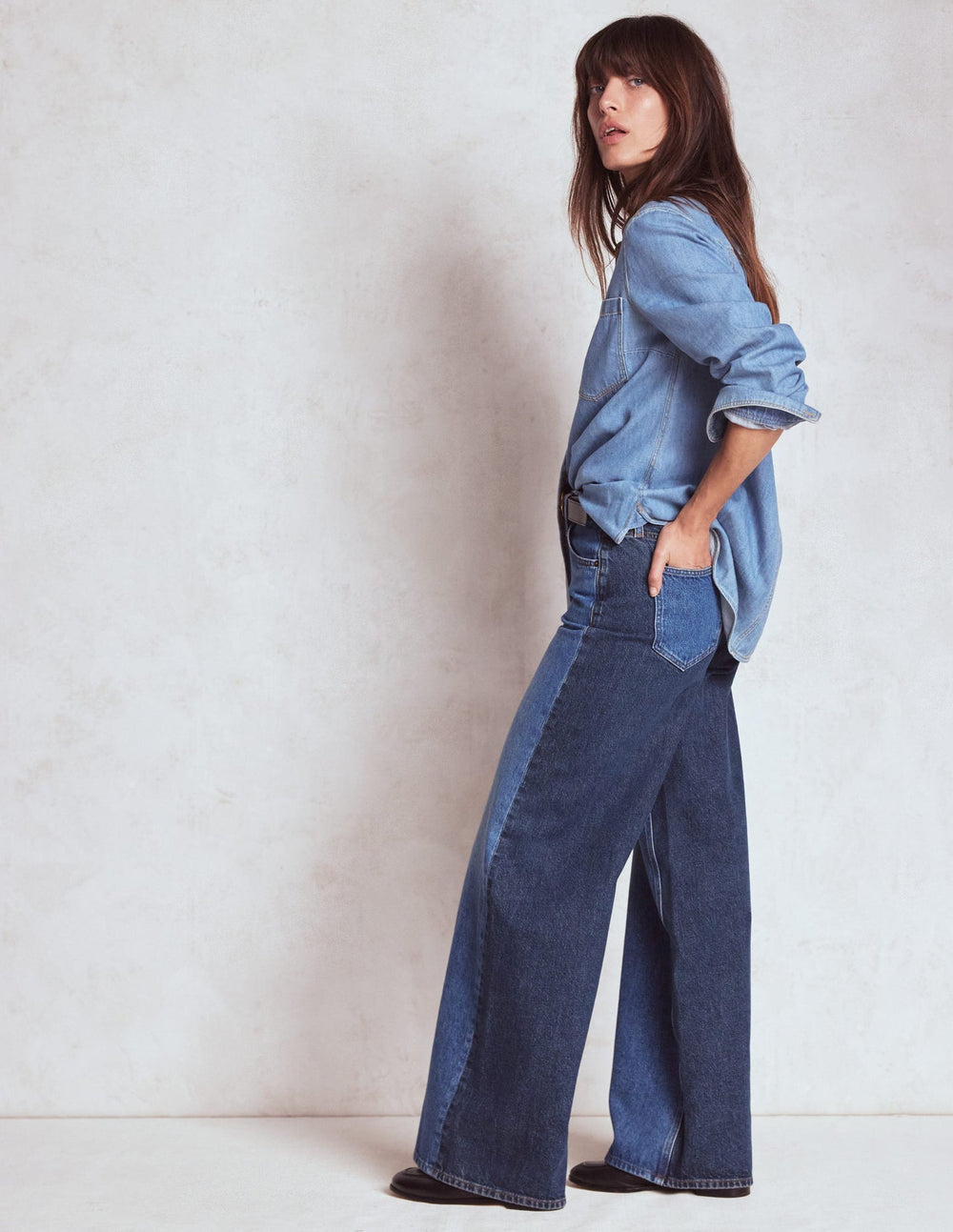 High Rise Wide Leg Jeans - Hotch Potch