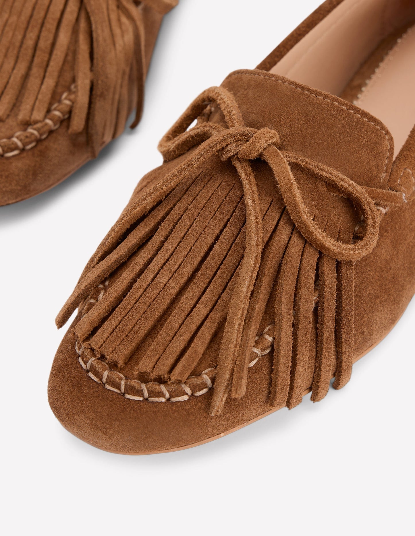 Soft Tassel Deck Shoes - Tan