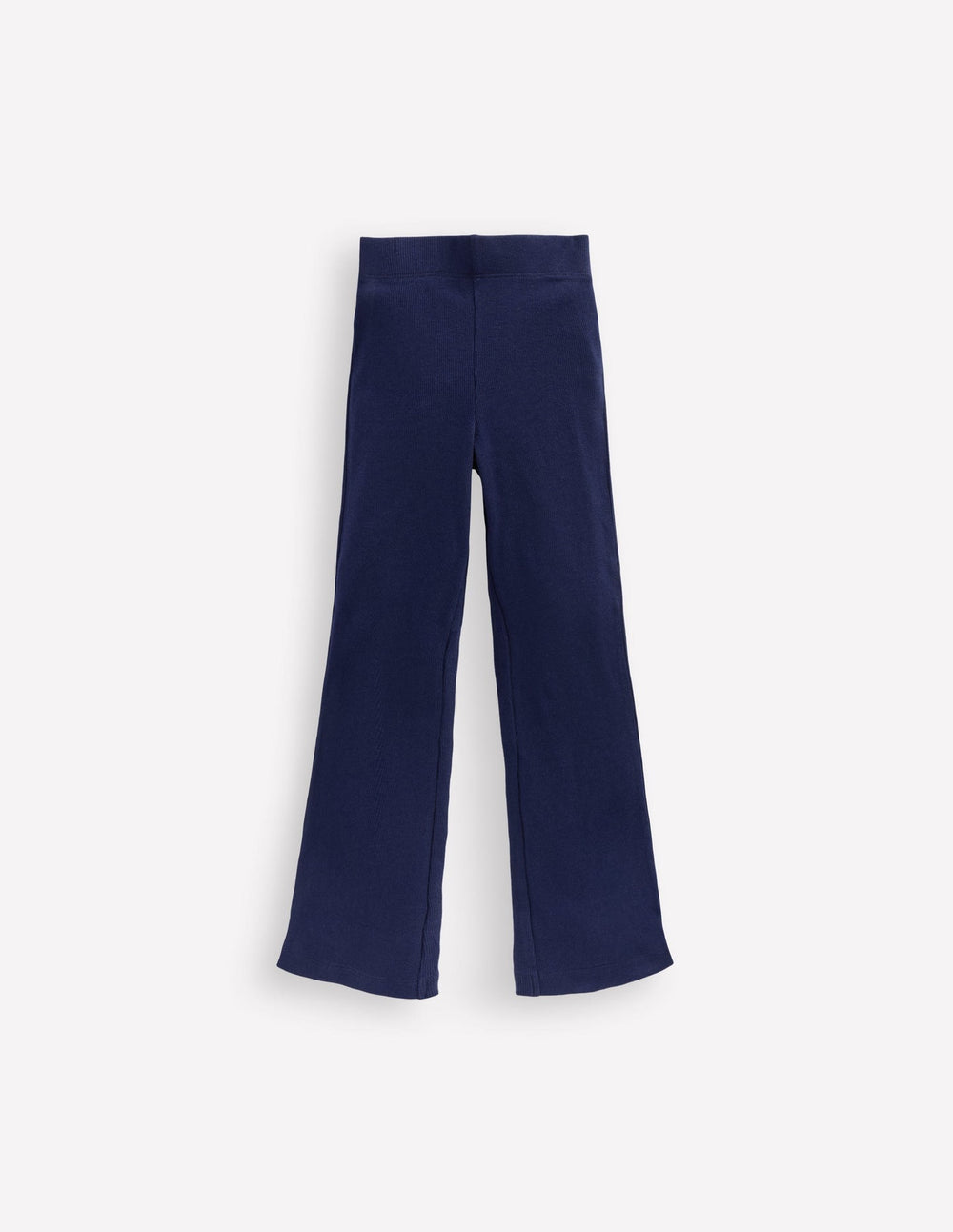 Ribbed Flare Leggings - College Navy