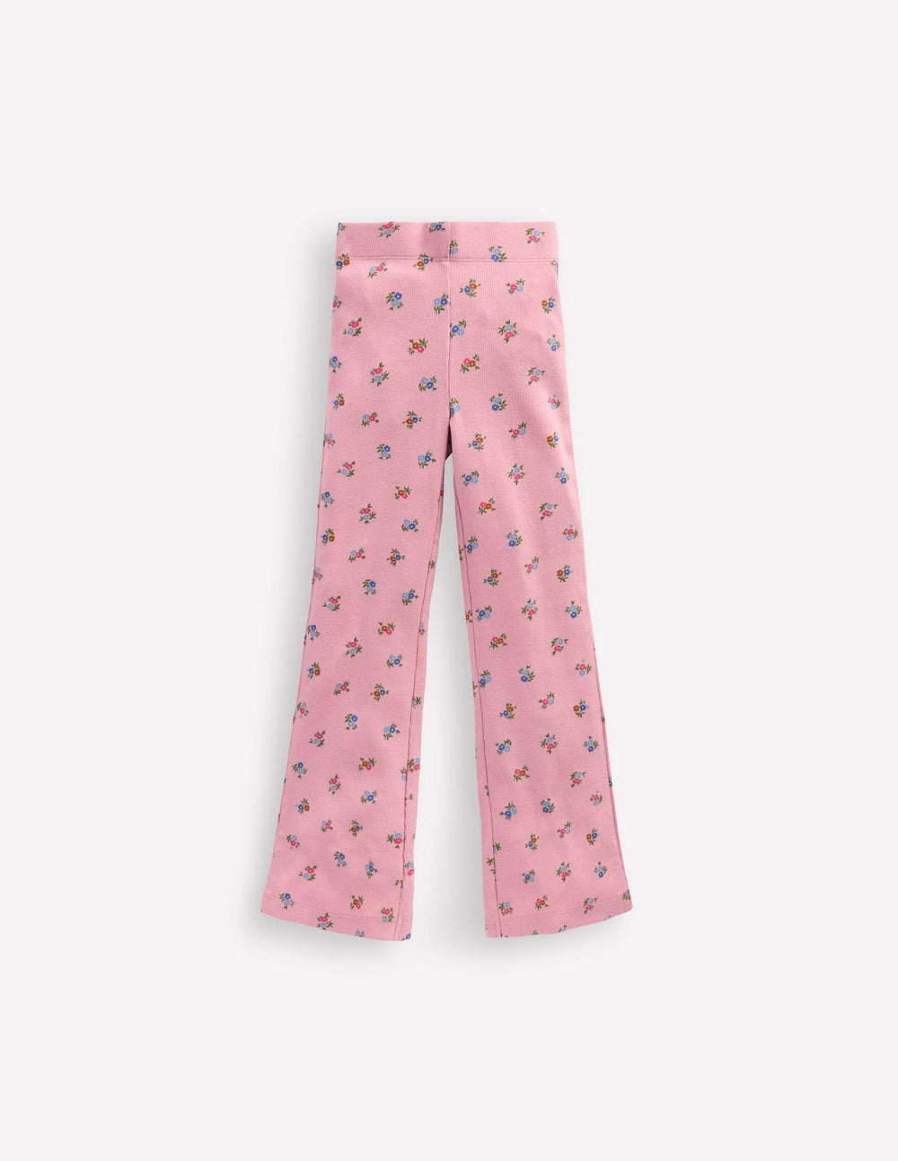 Ribbed Flare Leggings - Vintage Pink Spaced Ditsy