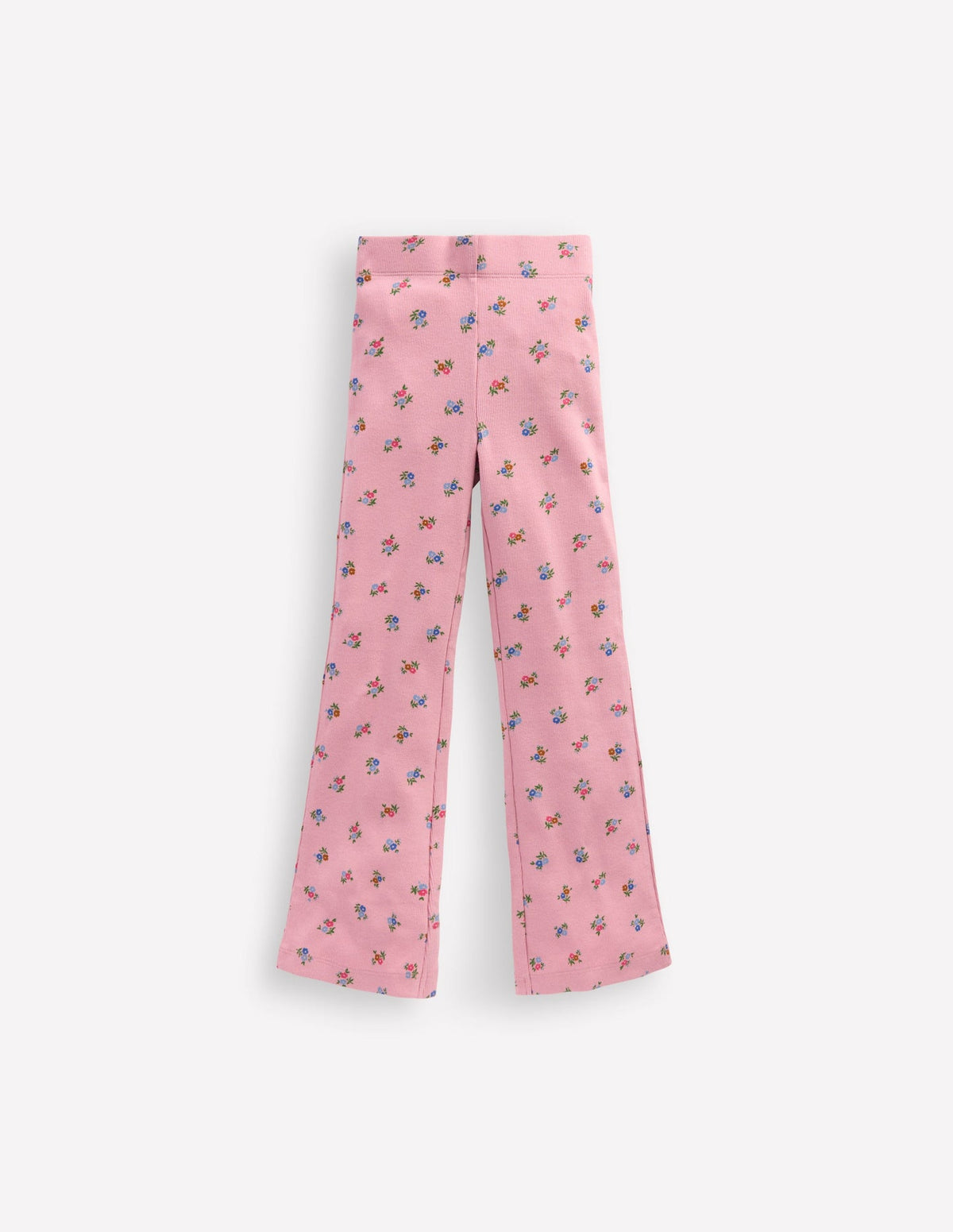 Ribbed Flare Leggings - Vintage Pink Spaced Ditsy