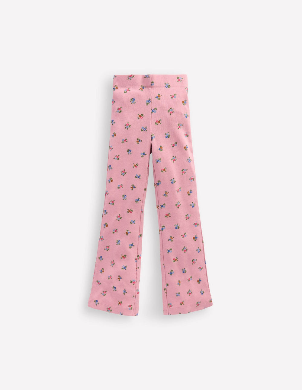 Ribbed Flare Leggings - Vintage Pink Spaced Ditsy
