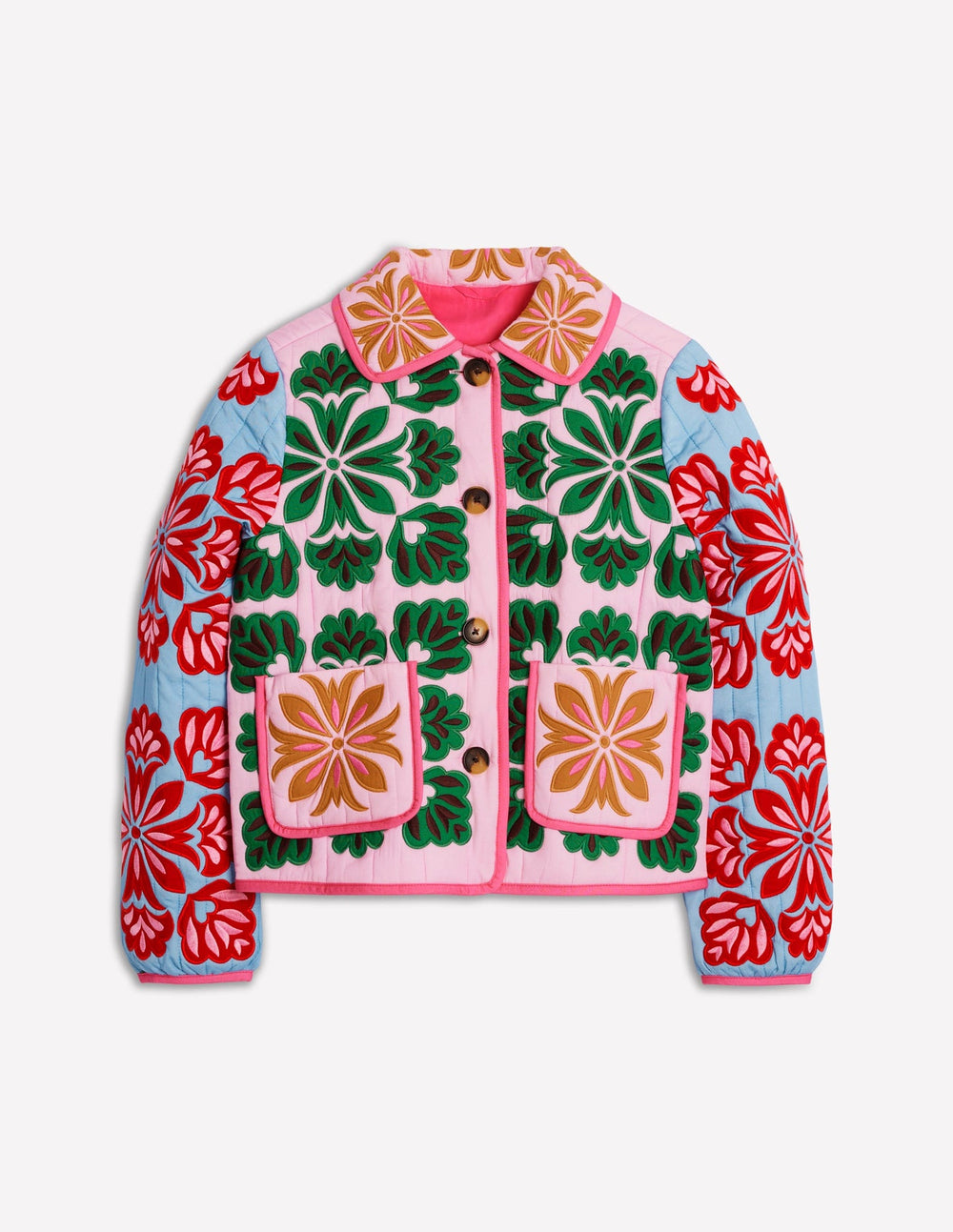 Fitzrovia Embroidered Jacket - Multi Applique