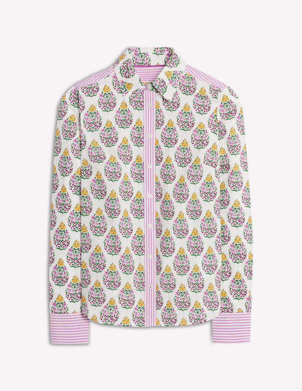 Sienna Cotton Shirt - Multi, Wildflower Bouquet