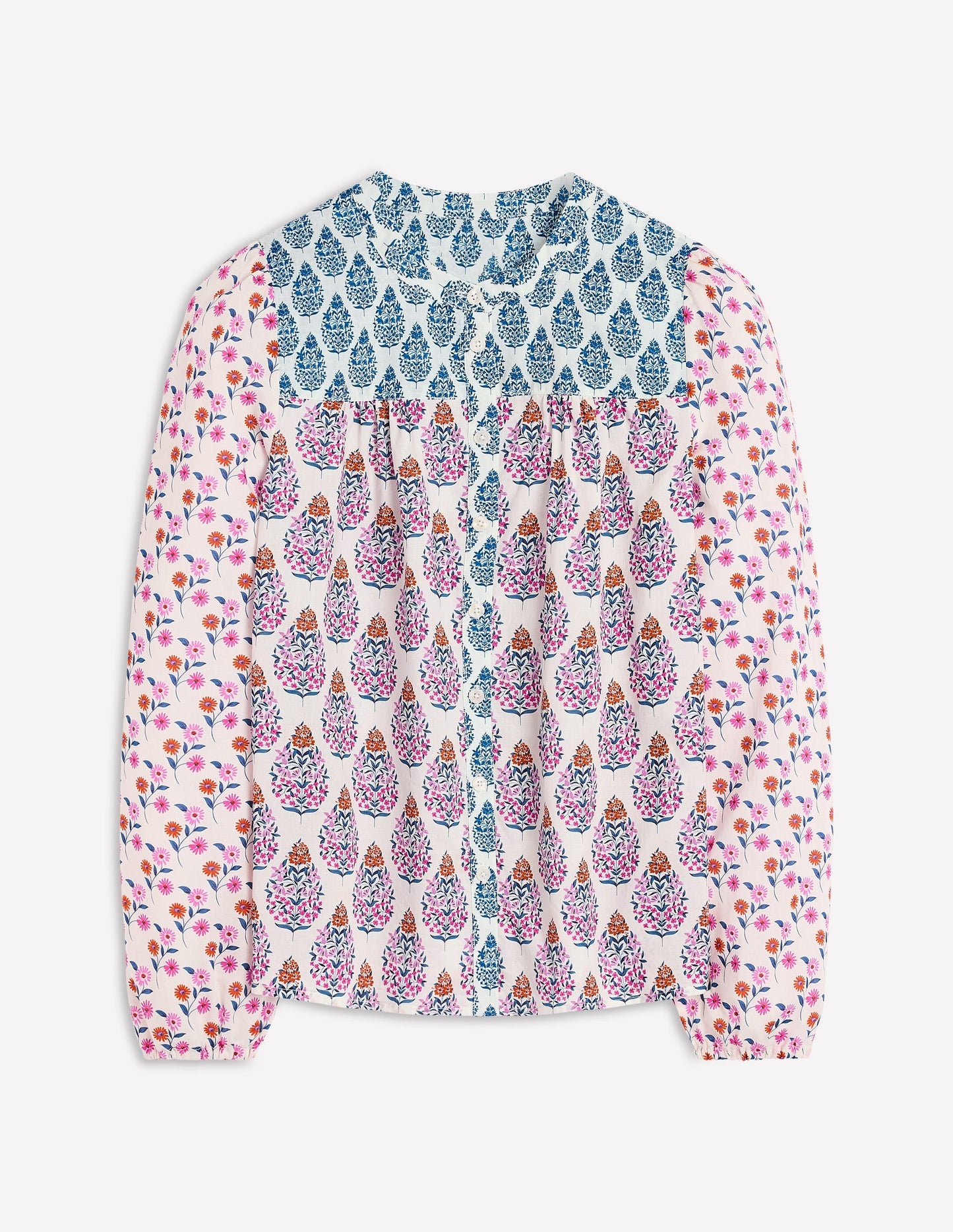 Corrine Cotton Top - Multi, Wildflower Bouquet