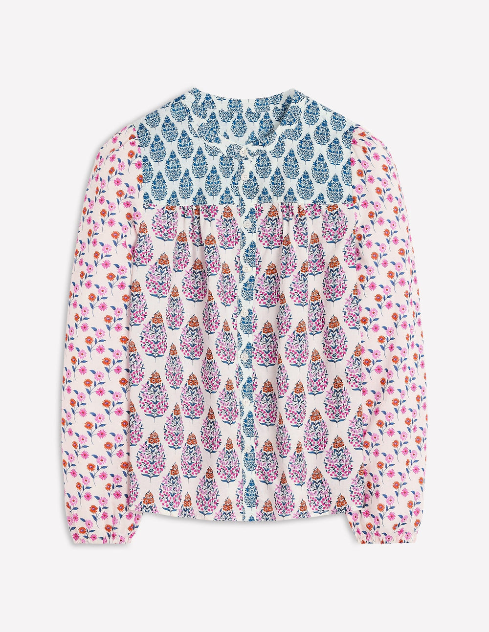 Corrine Cotton Top - Multi, Wildflower Bouquet
