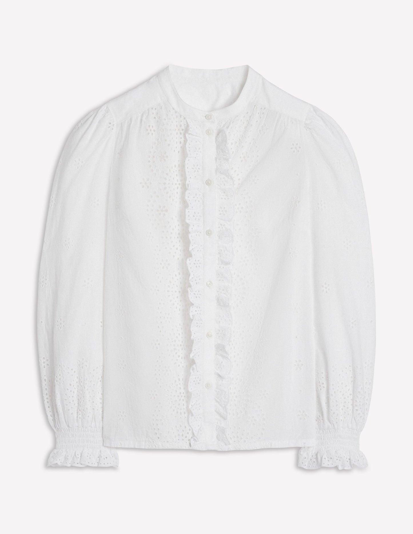 Alice Broderie Top - White