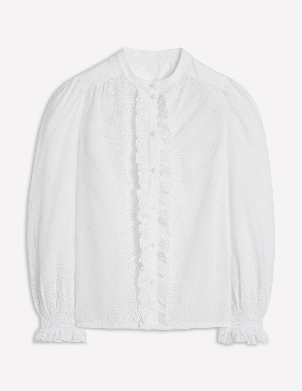 Alice Broderie Top - White
