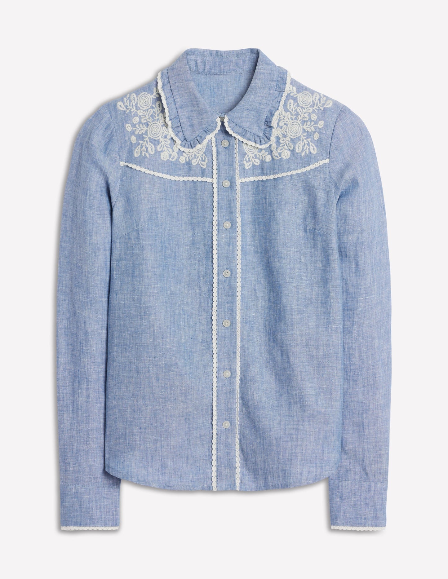 Sienna Western Shirt - Chambray
