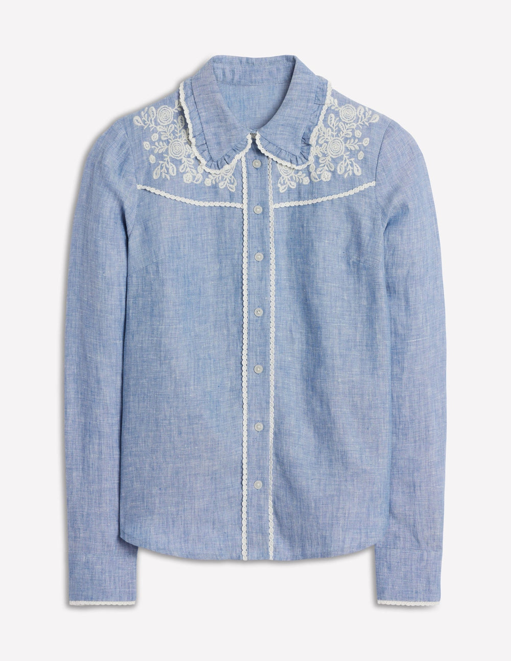 Sienna Western Shirt - Chambray