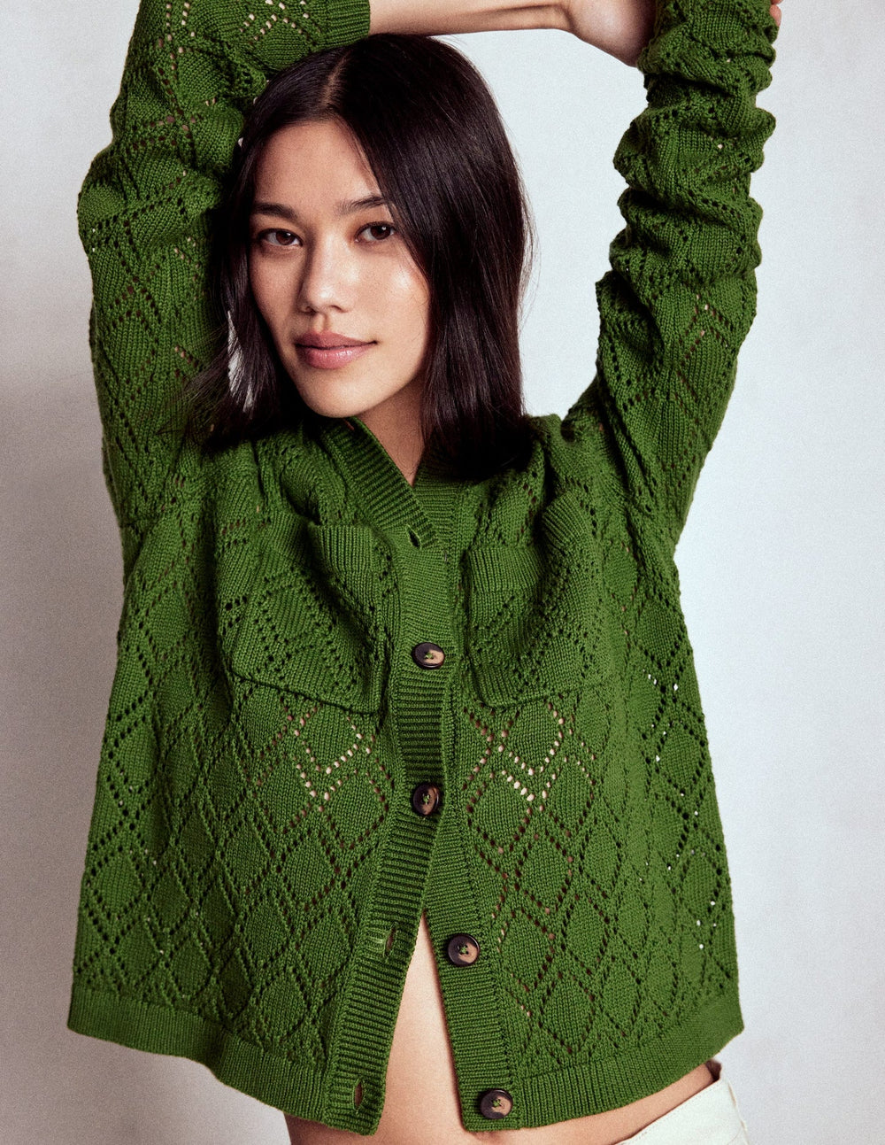 Astrid Knitted Shirt - Promenade Green