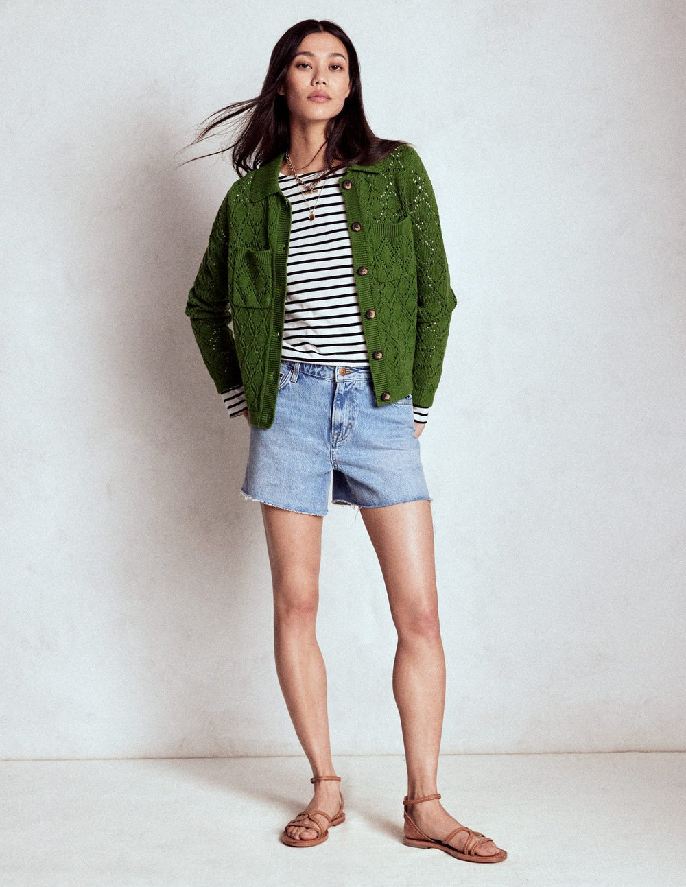 Astrid Knitted Shirt - Promenade Green